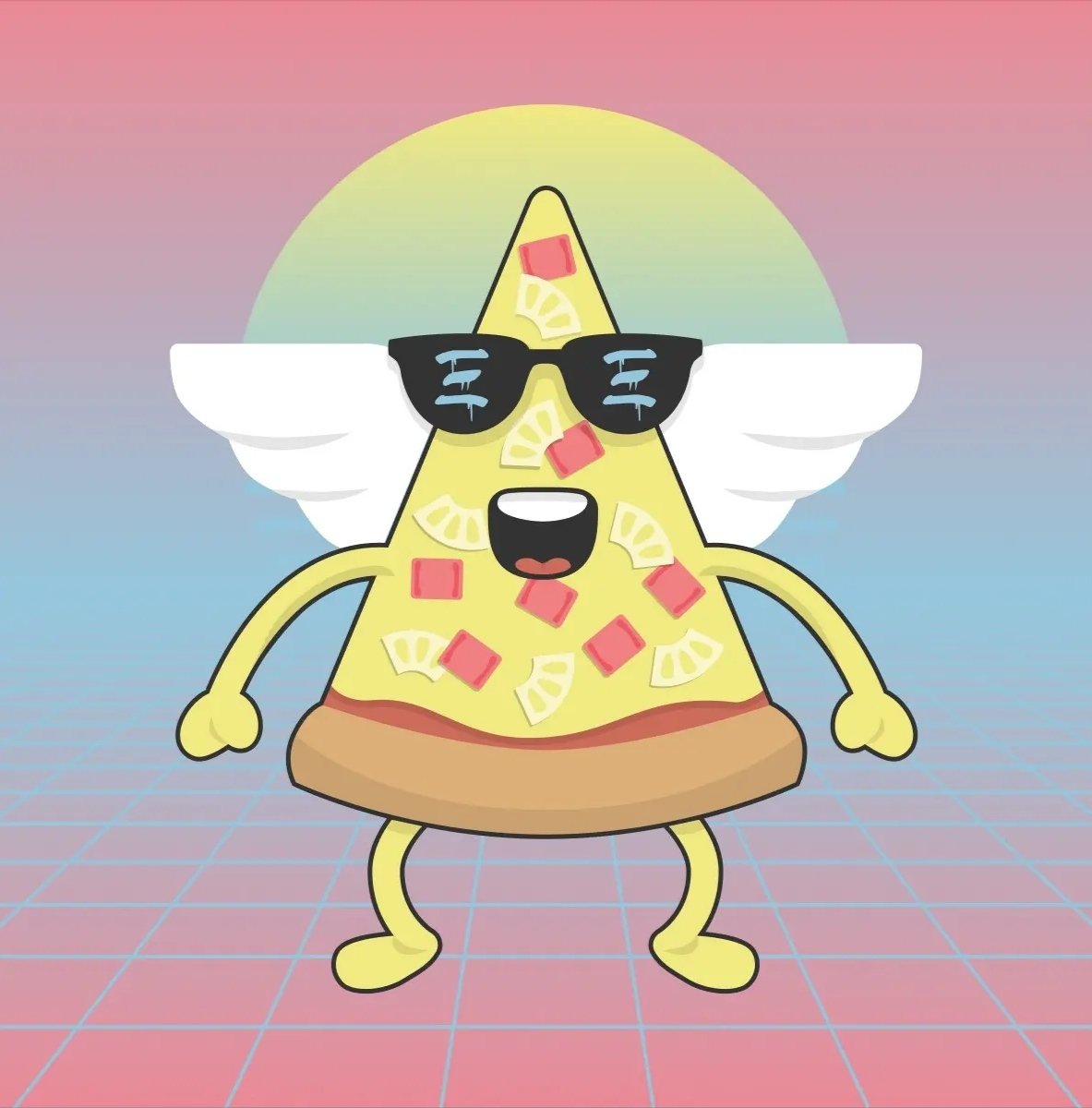 PizzaHighNFT's tweet photo. High there!! Our little Pizza angels wish you a Happy Bitcoin Pizza Month!! 
#NFT #NFTCommunity #FlyHigh https://t.co/uRnD9F8Yii