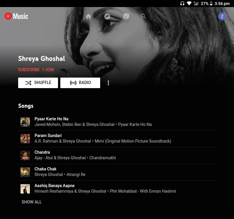 Look what i found 🥺😍🤍 
#Pyaarkartehona on top of Shreya Ghoshal playlist on yt music 🥺🤍

#Mohsinkhan #jasminbhasin