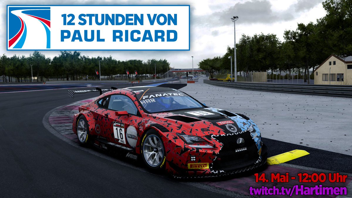 HartimenRacing's tweet photo. Bald ist es wieder soweit! Das nächste Langstreckenrennen, lässt nicht lange auf sich warten!
am 14. Mai geht es in ein knackiges 12 Stunden Rennen auf Paul Ricard. https://t.co/VogFa2DQXi