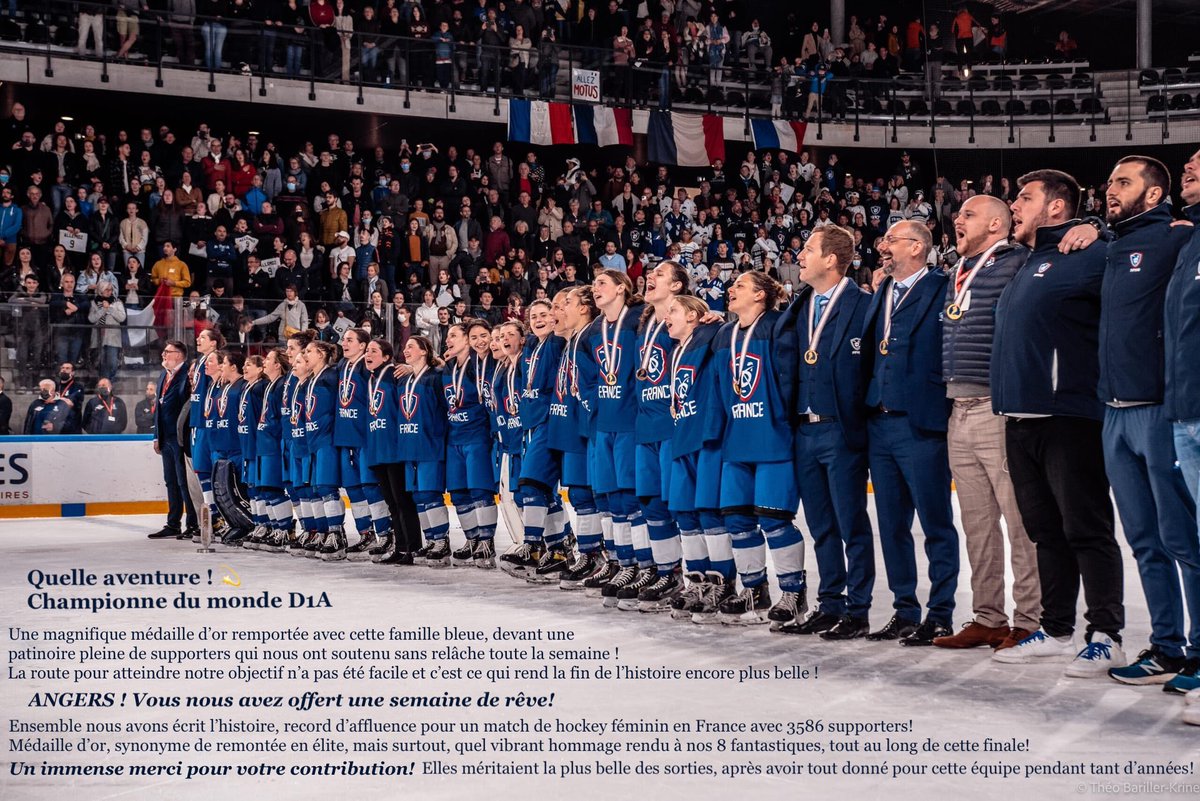 Lore Baudrit (@lorebaudrit) on Twitter photo Merci pour cette incroyable semaine Angers ! ⭐️
Merci à cette équipe de femmes et d’hommes extraordinaires pour les émotions et enfin merci à la fédération pour le soutien !
#TeamFranceFamily
<a href="/DucsdAngers/">Les Ducs d'Angers</a> <a href="/Angers/">Ville d'Angers</a> <a href="/LaDalleAngevOFF/">La Dalle Angevine</a> <a href="/ColliotManu/">Manu Colliot</a> @chrisduchamp <a href="/e_ropert/">eric ropert</a> <a href="/pygerbeau/">PY Gerbeau</a> Merci pour cette incroyable semaine Angers ! ⭐️
Merci à cette équipe de femmes et d’hommes extraordinaires pour les émotions et enfin merci à la fédération pour le soutien !
#TeamFranceFamily
<a href="/DucsdAngers/">Les Ducs d'Angers</a> <a href="/Angers/">Ville d'Angers</a> <a href="/LaDalleAngevOFF/">La Dalle Angevine</a> <a href="/ColliotManu/">Manu Colliot</a> @chrisduchamp <a href="/e_ropert/">eric ropert</a> <a href="/pygerbeau/">PY Gerbeau</a>