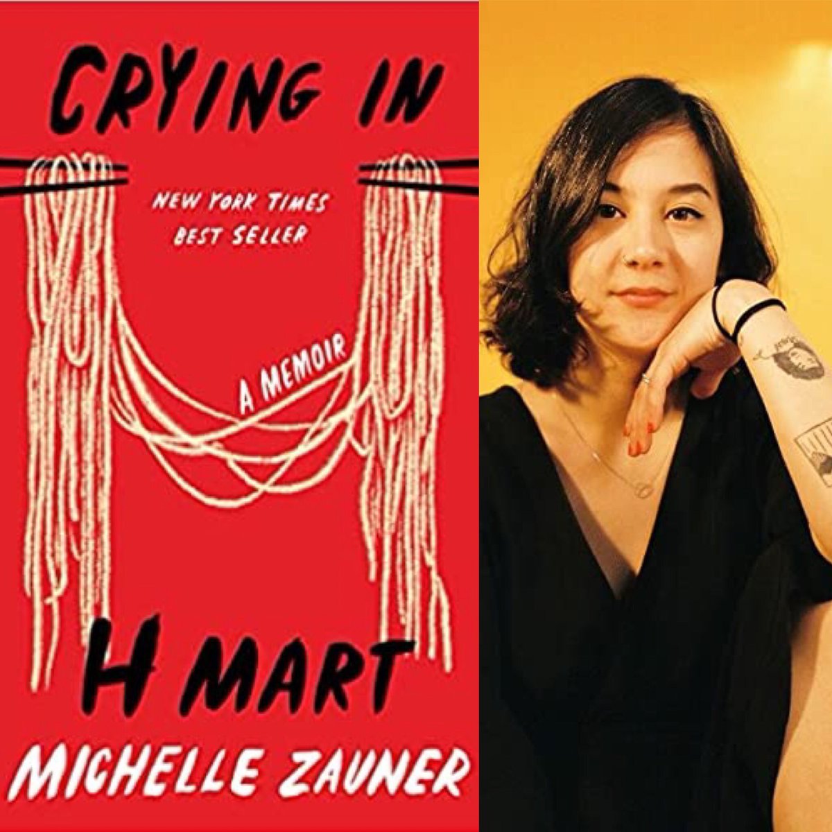 SchlowLibrary's tweet photo. There’s still plenty of time to read #MichelleZauner’s #CryingInHMart so you can join our IN PERSON #TuesdayBookClub discussion on May 17 at 5:30pm. Visit https://t.co/LBseubufUg for more details + registration. @Jbrekkie https://t.co/bNcawziEUT