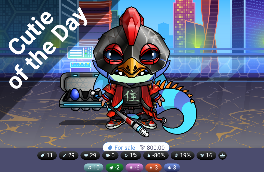 BlockchainCutie's tweet photo. Cutie of the Day

The egg thief

Get it here: ➡️  https://t.co/iHx7fbDSwm

#play2earn #nfts #blockchaingame https://t.co/BgQaVHWenx
