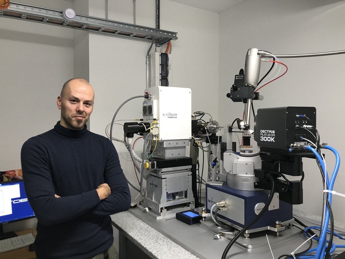 DECTRIS_News's tweet photo. A story about a service crystallography lab at the @UniBasel_en told by a crystallographer: meet Alessandro Prescimone and his diffractometers! ➡️https://t.co/cjbxWOuVke
@STOE_News
@excillum
#crystallography #diffractometer #EIGER2 #PILATUS3CdTe https://t.co/MnLK3HXa56