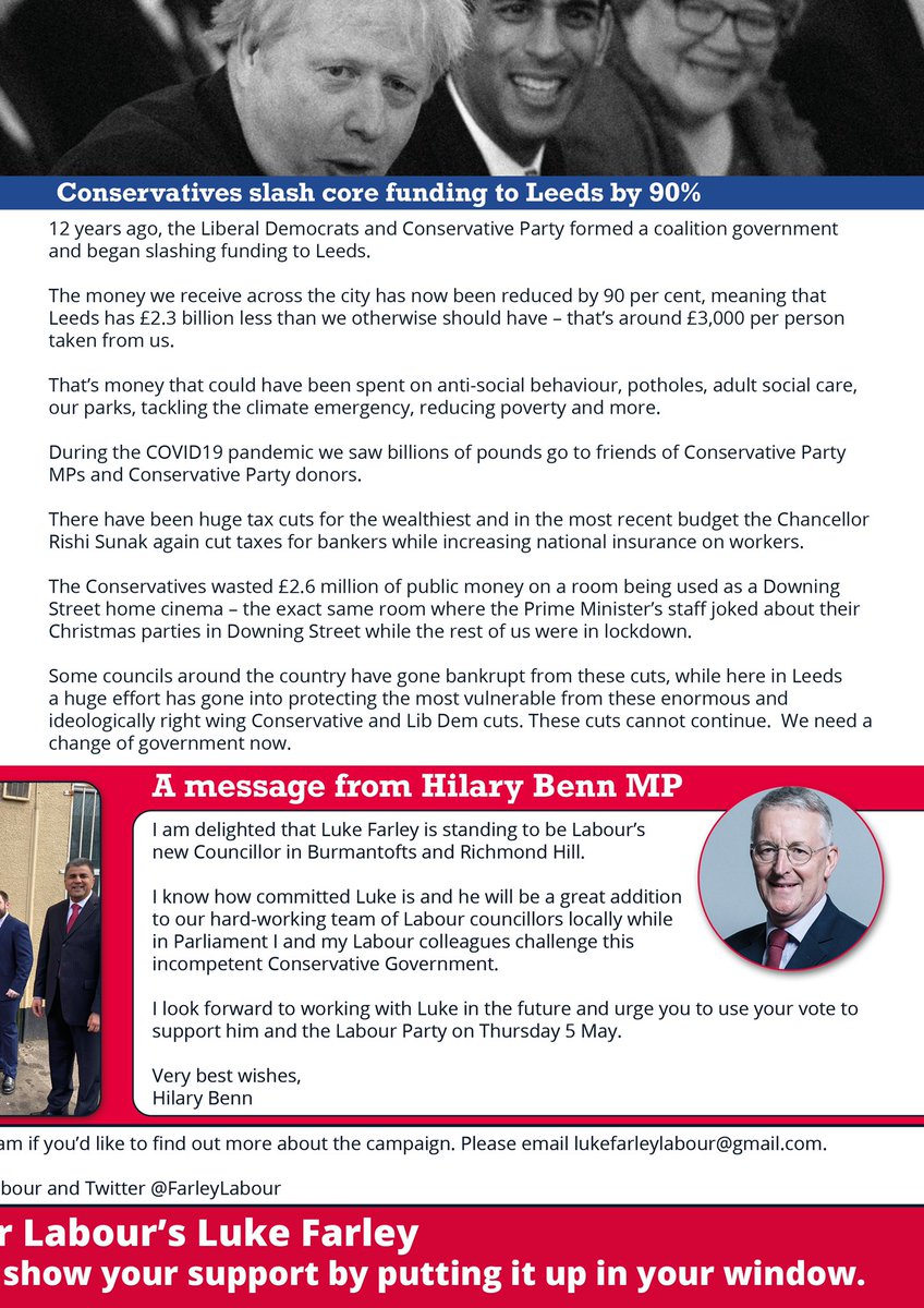 FarleyLabour's tweet photo. With over 11000 leaflets delivered across #BurmantoftsandRichmondHill #LS9, I’ve tried to reach every single voter over the past few weeks.
If you haven’t seen my message, please read this before you cast your ballot on Thursday 5 May.
#VoteLabour #LeedsLocalElections https://t.co/9B8Eu81vdQ