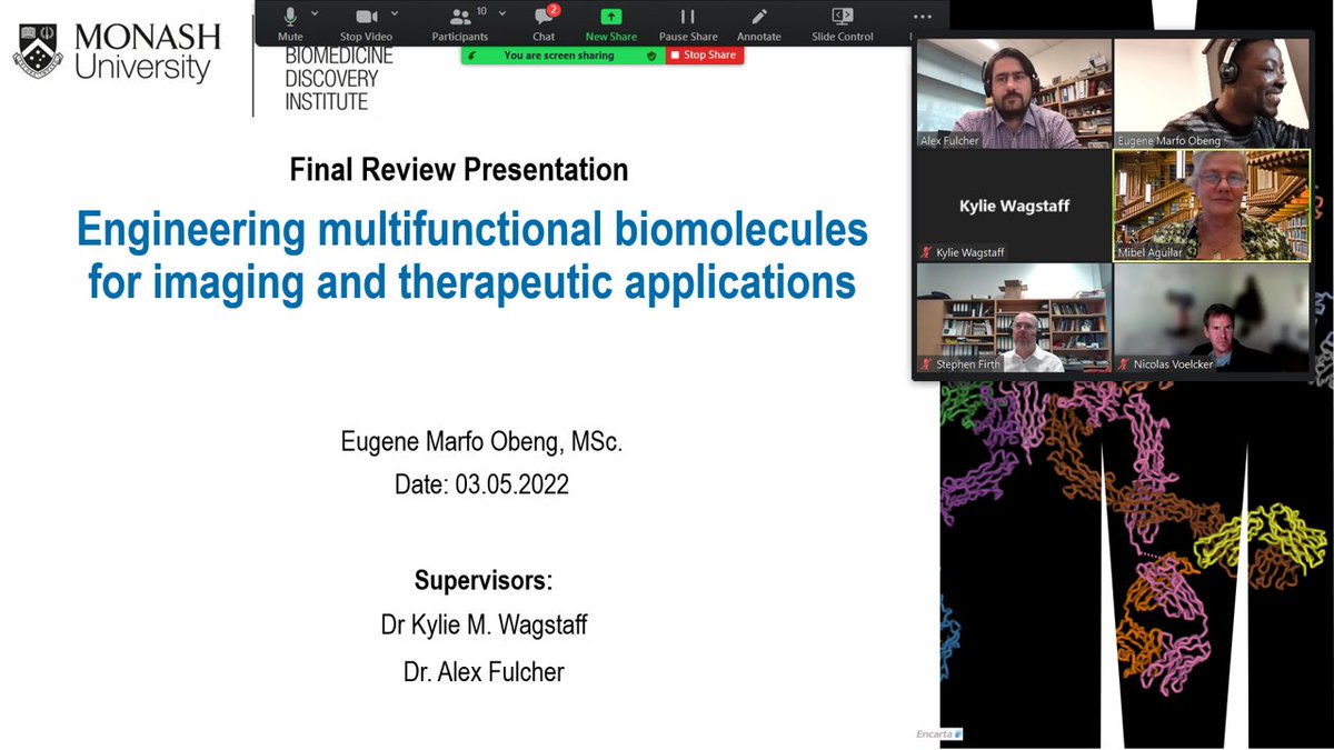 PhD project defence DONE! I feel so relieved and accomplished! 😊
#phdlife #proteinengineering #therapeutics #nanomedicine #postdocjobs