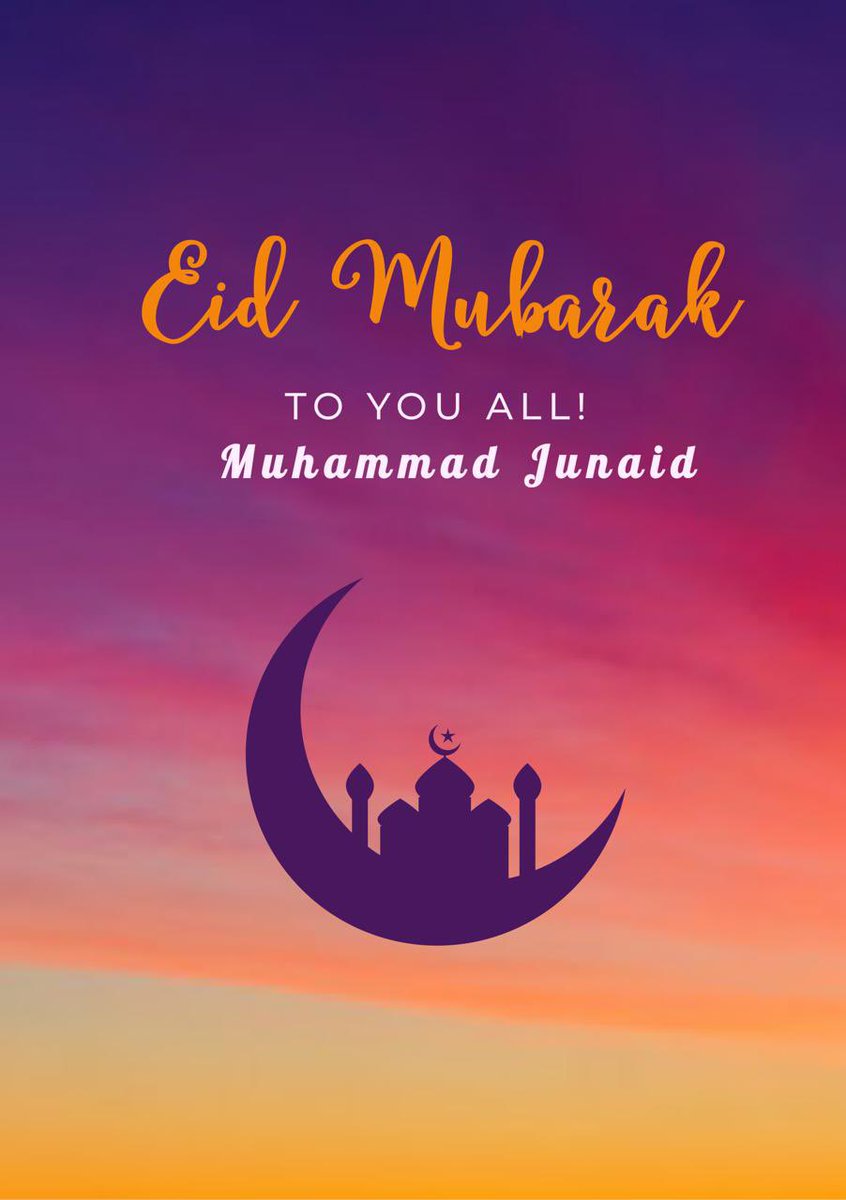JunaidDerdiwala's tweet photo. EID MABROOK https://t.co/Dh4T4SwwRr