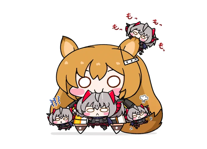 今日はケーちゃんとだぶち🐶🍔
#アークナイツ #明日方舟 #Arknights 