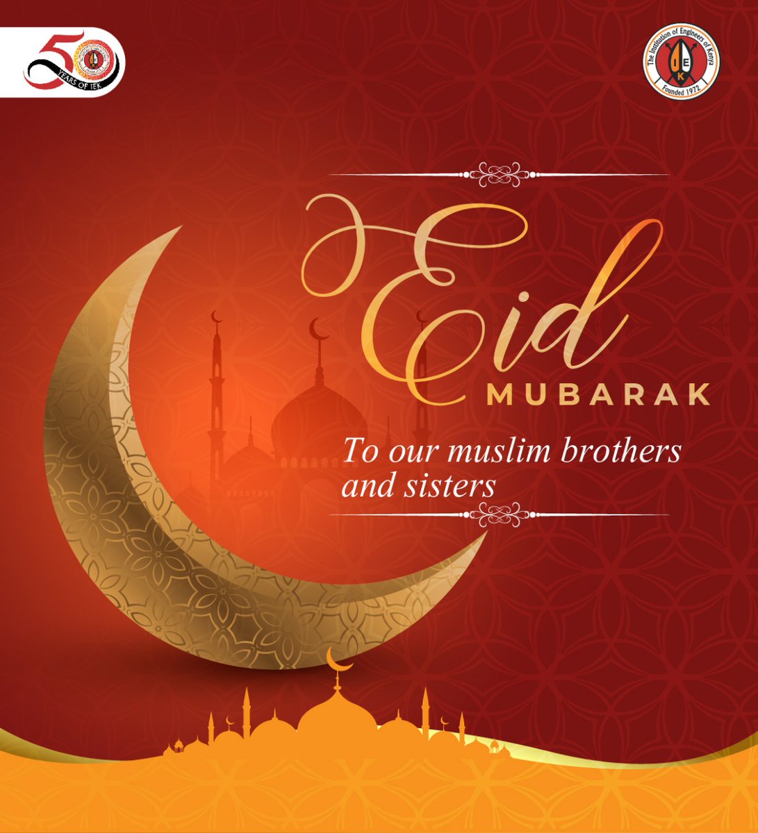 The Institution of Engineers of Kenya (@theiek) on Twitter photo Wishing you happiness, prosperity, peace and good health.
<a href="/EngineersBoard/">Engineers Board of Kenya</a>
#EidMubarak2022 Wishing you happiness, prosperity, peace and good health.
<a href="/EngineersBoard/">Engineers Board of Kenya</a>
#EidMubarak2022