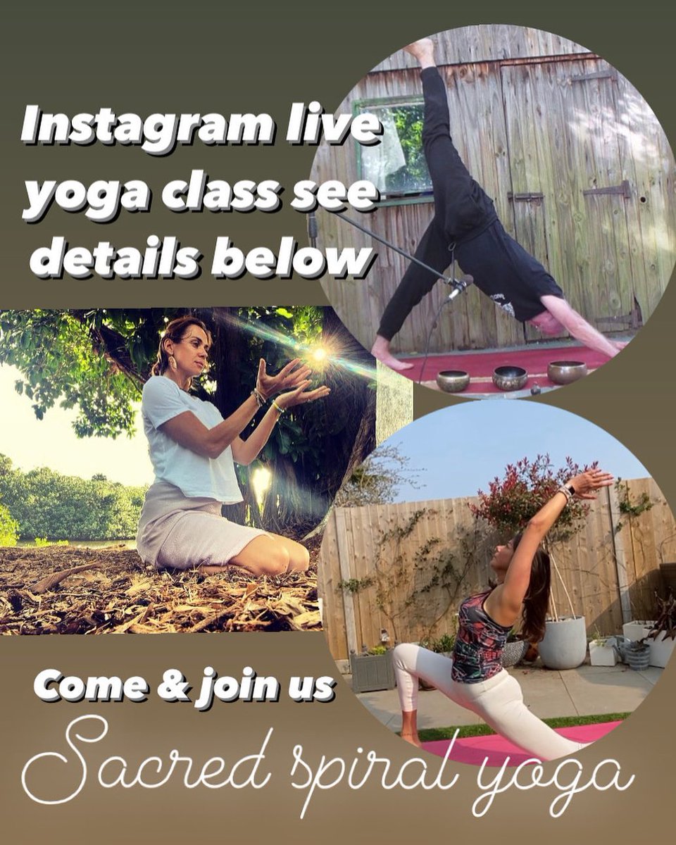 Sspiralyoga's tweet photo. Sacred Spiral News - New Instagram classes - this week - https://t.co/XXKPjC4J4b https://t.co/9NqmSFUB0r