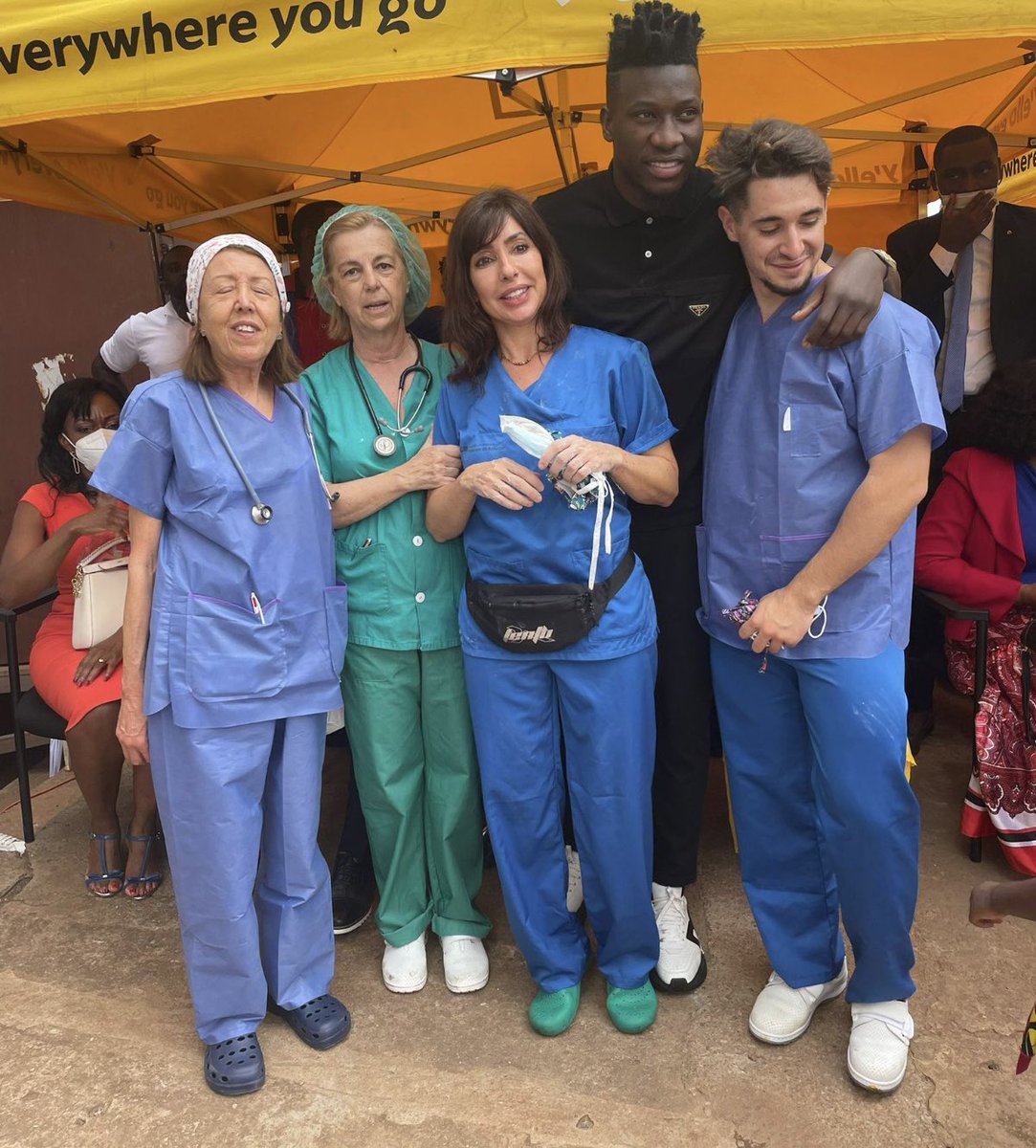 Andre Onana on X: "I'm very proud to have been able to carry out the 'Child  Surgery Campaign' in Yaoundé. This mission was a life-changing one and we  are delighted for the