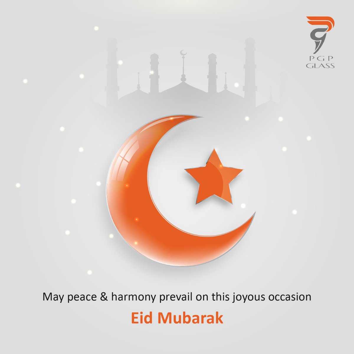 PGPGlass's tweet photo. PGP Glass extends its warm wishes on the occasion of Eid-Al-Fitr. May this auspicious day bless you with joy, prosperity & harmony.
#eid2022 #eidmubarak #EidAlFitr #EidAlFitr2022 #plasticwaste #plasticwastesolution #PGPGlass #GlassArtist #GlassdDesign #GlassBottle https://t.co/CyEoY1WohK