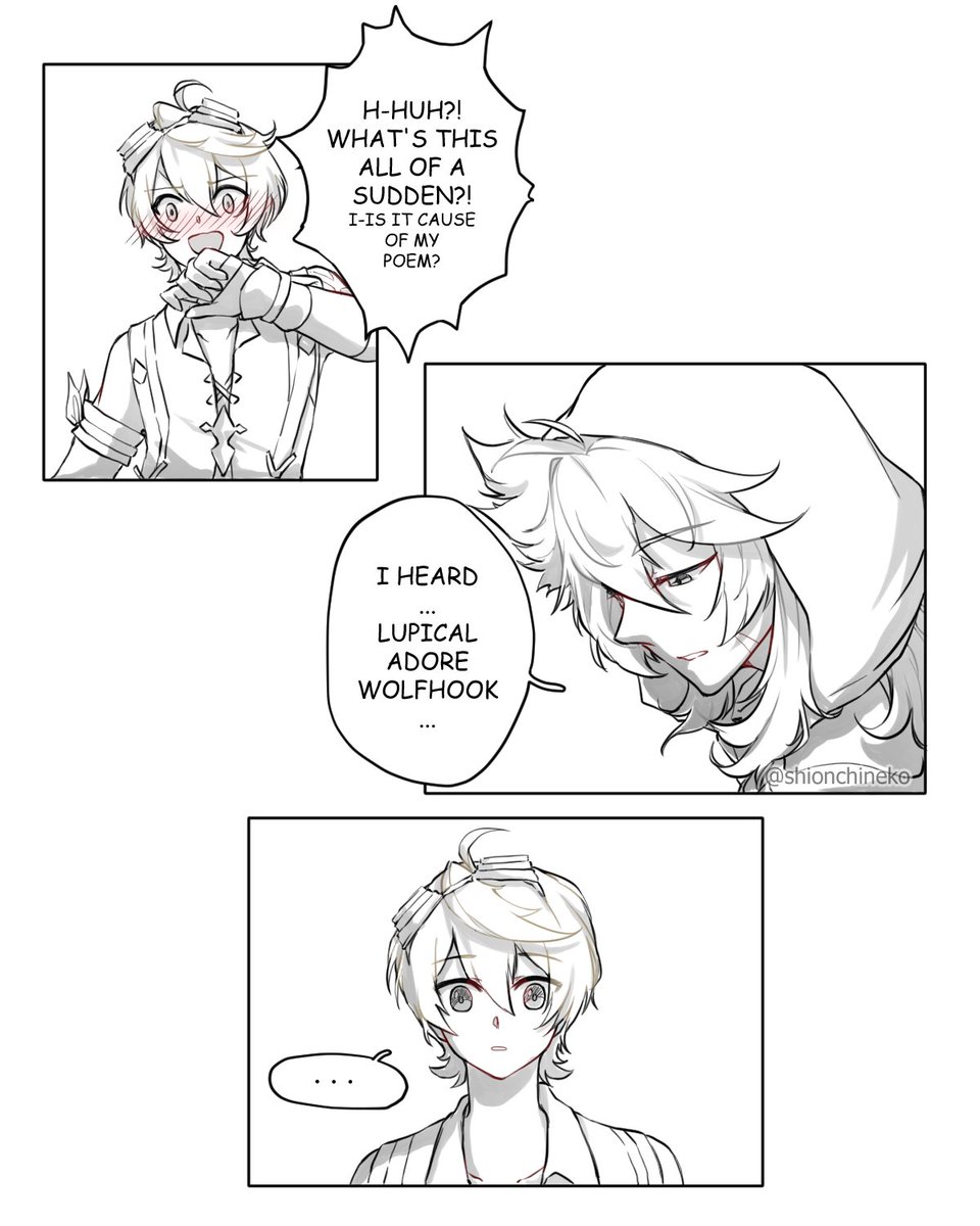 cehpaa's tweet photo. Finish the #Raether comic I made for the Windblume event. It's been like a year?? Oh well its done now lol.
1-4/7 https://t.co/mXZwzTIP7V