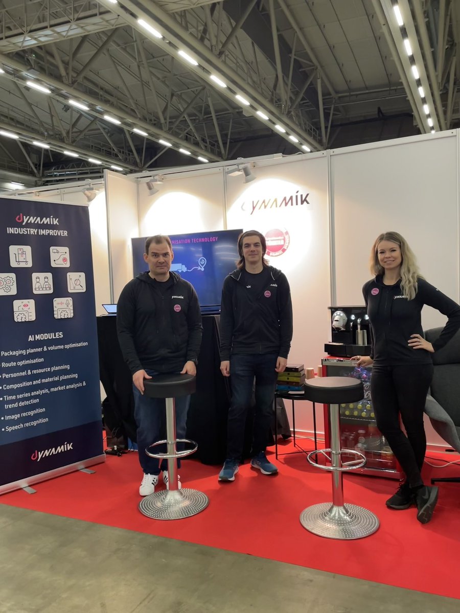 dynamik_ai's tweet image. #teknologia22-expo ongoing until Thursday in #messukeskus, come meet #dynamik at stand 7F130! Good coffee and quick AI strategy consulting offered.