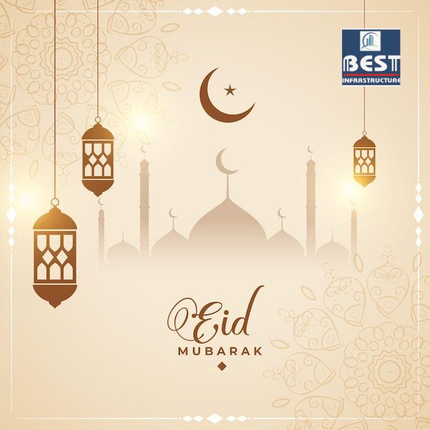 BEST_INFRA's tweet photo. On this auspicious occasion, I send my warmest greetings to you and your family. Eid Mubarak.

#eidmubarak
#bestinfrastructure
#like
#follow https://t.co/LokdRACTMq