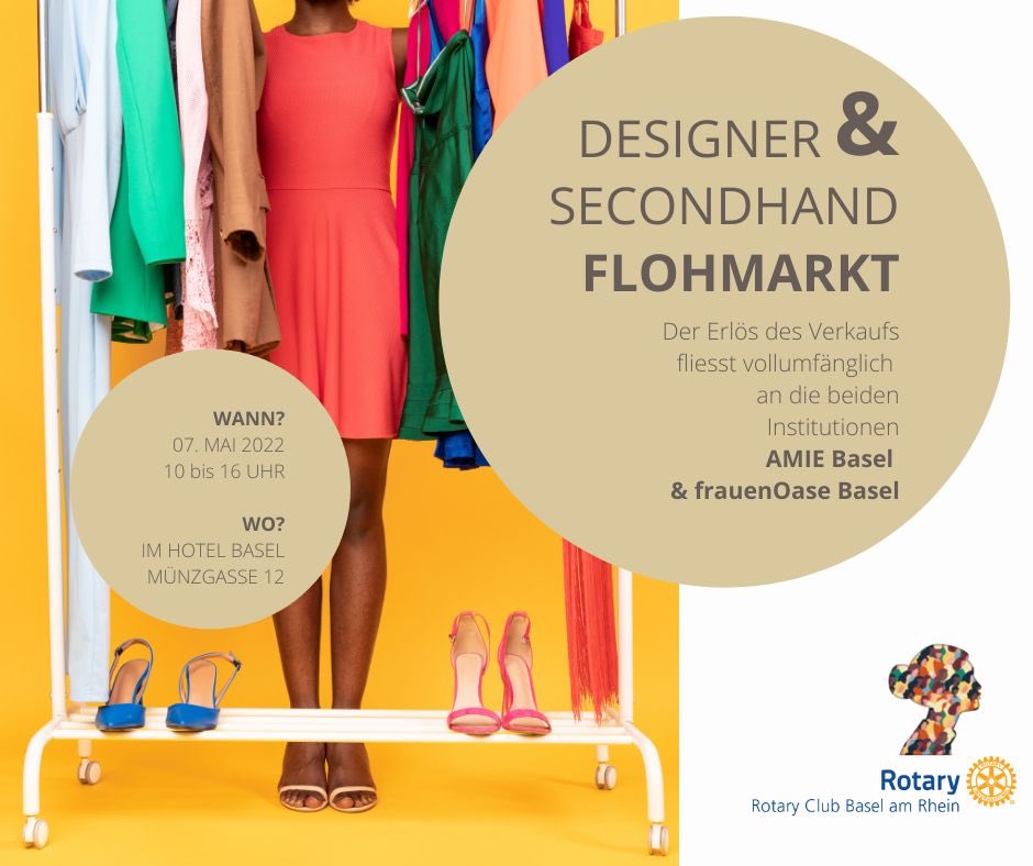 KatjaChrist's tweet photo. Wir organisieren einen #Flohmarkt zugunsten
👉 AMIE Berufseinstieg für junge Mütter Basel u.
👉 Frauenoase
Samstag, 7. Mai 2022
10 bis 16 Uhr
Im Hotel Basel, Münzgasse 12
(im Basler Keller!)
Wir freuen uns auf Euch🎉
#rotary1980 #rotary #flohmark #amieBasel #frauenoase https://t.co/5lyeGT8dsr