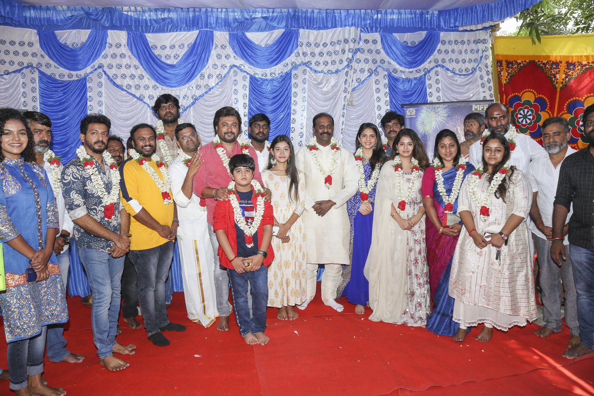 .@actorsimha's next titled #ThadaiUdai, Shooting of the film has commenced with a pooja! 🥳 @MffProductions #AarudhraPictures #VRajasekar @ReshmiMenonk @NarangMisha @Rockyj14 @DemelCinema @b_aathif @ponkathiresh @Vairamuthu