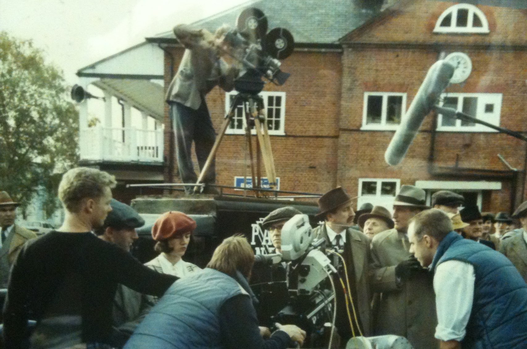  Happy birthday David! Blast from the past! Me pulling focus at Brooklands, with Hastings and Jap 