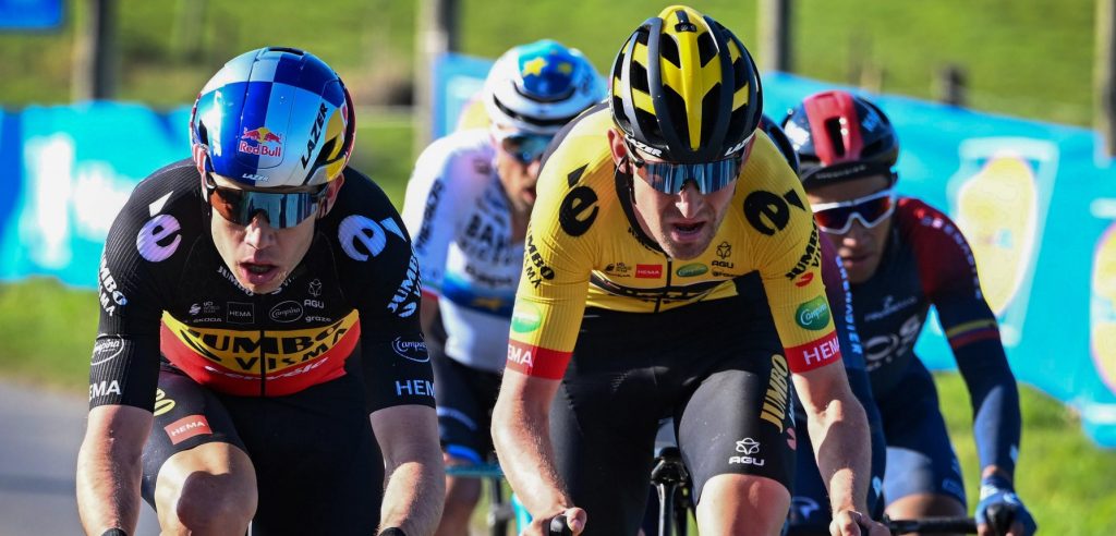 WielerFlitsBE's tweet photo. Wout van Aert krijgt steun van Tiesj Benoot in Tour de France https://t.co/f6QwhJZ1oi
#JonasVingegaard #MerijnZeeman #PrimožRoglič https://t.co/RqXsNf2cj3