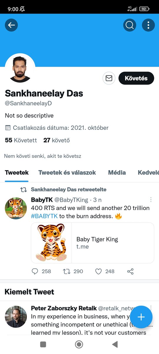 csillag_mark's tweet photo. @SankhaneelayD @JaiHoCrypto because babytk is a fantastic project🤣🤣😂😂😂🤣 https://t.co/nw0nVT8RBz