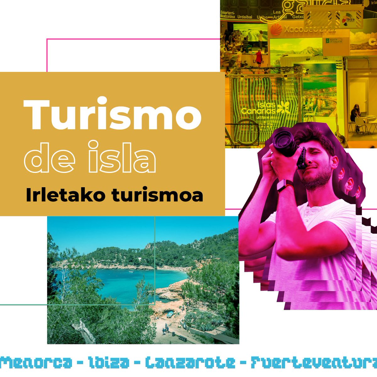 Irletako turismoarekin inguruko informazioa lortu nahi duzu? #Expovacaciones azokan izango dira Menorca, Ibiza, Lanzarote edota Fuerteventura, besteak beste. ✈️💼 3,2,1…¡Vacacción! 💥 Zure zain gaude 👉 …vacaciones.bilbaoexhibitioncentre.com/eu/