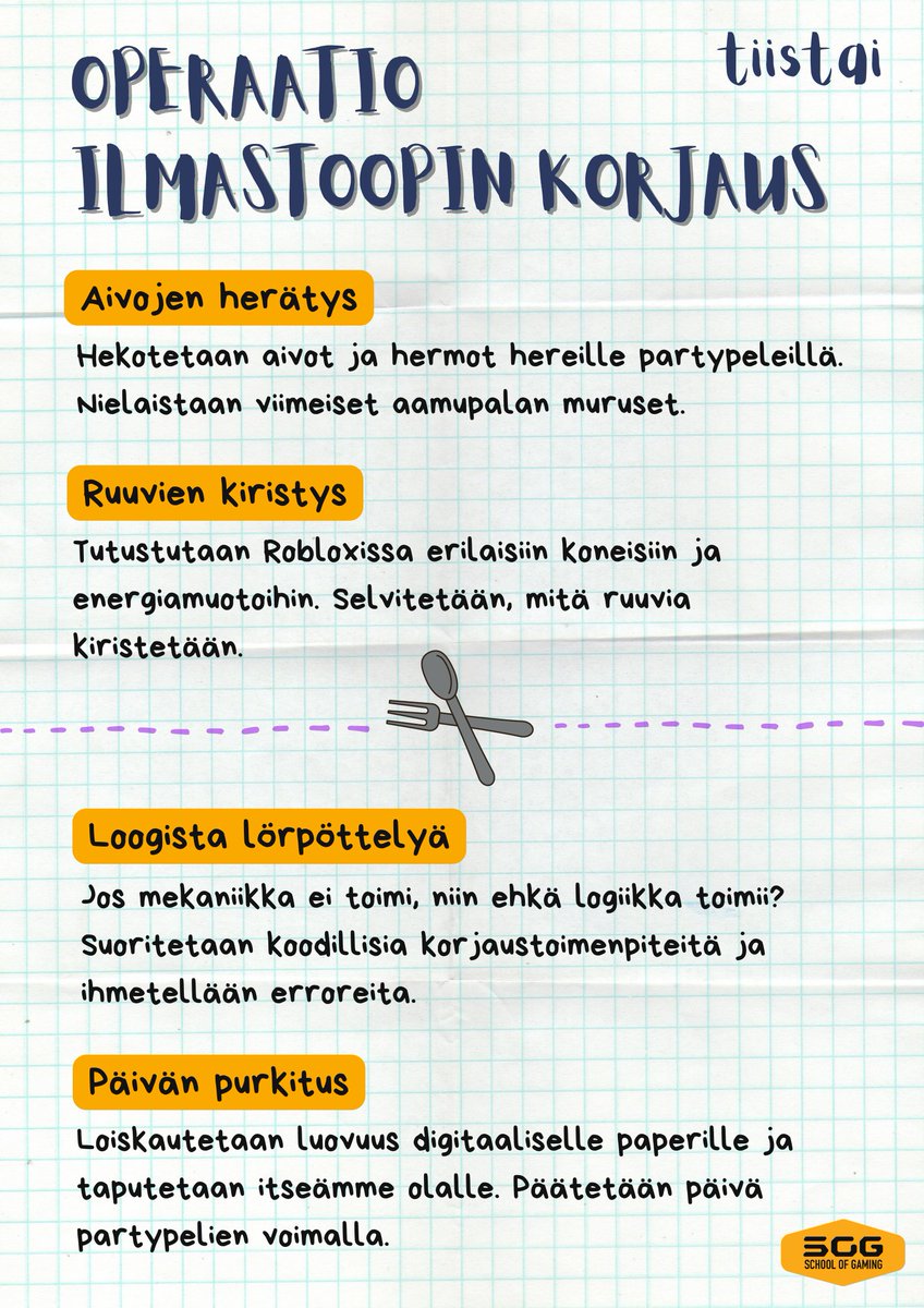 Reksi_SoG's tweet photo. Lakkovahti toimii! Tässä ensimmäisen päivän tehtäviä.

Mukaan pääsee osoitteessa: https://t.co/oiQFPte3ls

#lakko2022 #etäkoulu #lakko #pelikasvatus #koulutus #lakkotekemistä #koululakko https://t.co/btmHrCjCc6