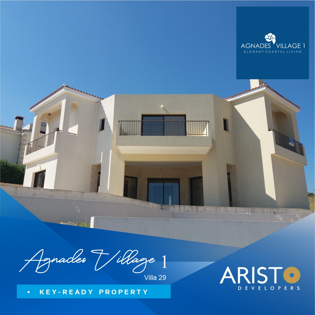 aristodev's tweet image. 𝟰 𝗕𝗘𝗗𝗥𝗢𝗢𝗠 𝗦𝗘𝗔 𝗩𝗜𝗘𝗪 𝗩𝗜𝗟𝗟𝗔 𝗙𝗢𝗥 𝗦𝗔𝗟𝗘 𝗜𝗡 𝗣𝗢𝗟𝗜𝗦
🏠  Agnades Village, Villa No. 29 is a beautiful coastal countryside 4 bedroom villa for sale in the famous summer destination of Polis in Cyprus. 
#PropertyDevelopers #Propertyinvestments #realestate