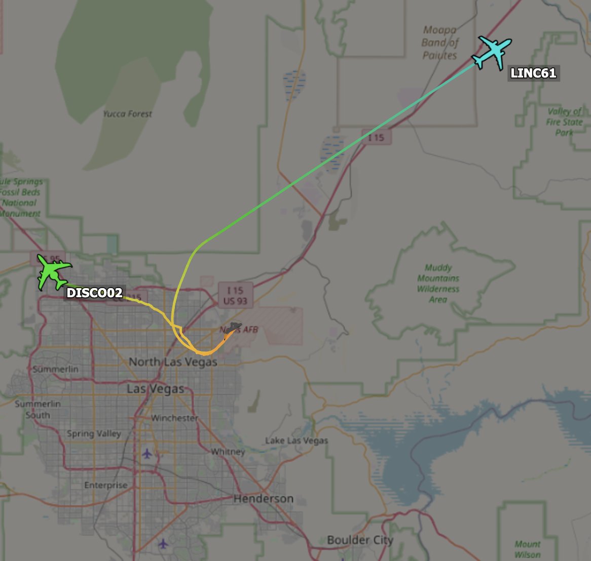 TheSnoopySnoop's tweet photo. #LINC61 π¦πΊ
E-7A Wedgetail #7CF8F3 A30-004 RAAF
#DISCO02 πΊπΈ
E-3B Sentry #AE11D8 75-0558 USAF
Both airborne from Nellis
#haveglass #avgeek #planespotting #milair #AWACS https://t.co/S7FdAJTcKv