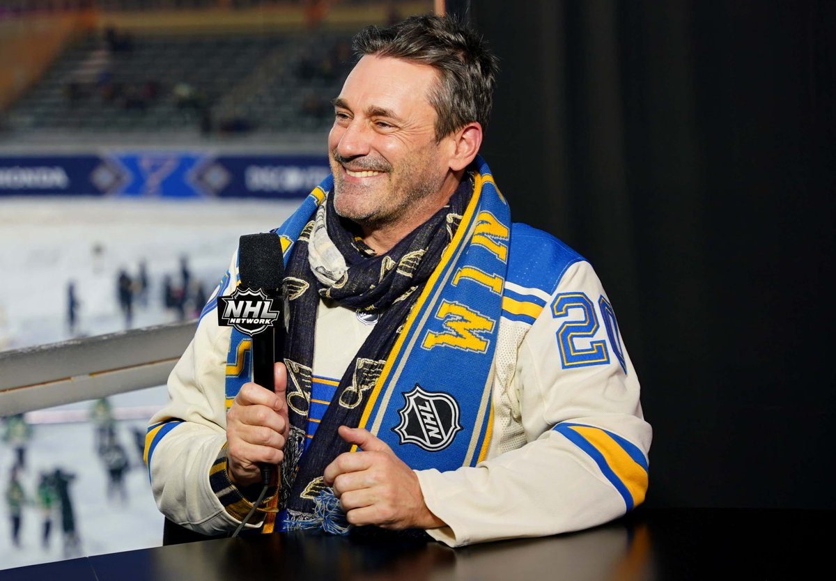 spittinchiclets's tweet photo. New episode featuring Jon Hamm is here.

- Night 1 Recap
- Playoff Previews
- Blues Talk
- Dustin Brown
- Leafs a Wagon?

++ a ton more

Listen: https://t.co/BgdzoF0qB4 https://t.co/VfyClVeCW7