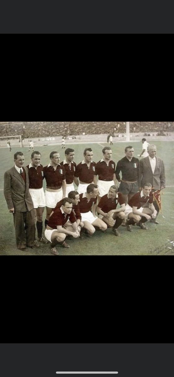 Today in 1949 the last match for the invincible’s #ilgrandetorino @ToroAzulcrema @Toro_News @IlTorinista @TorinoFC_1906 @bogianen_toro @CorriereTorino @TorinoFC1906_En