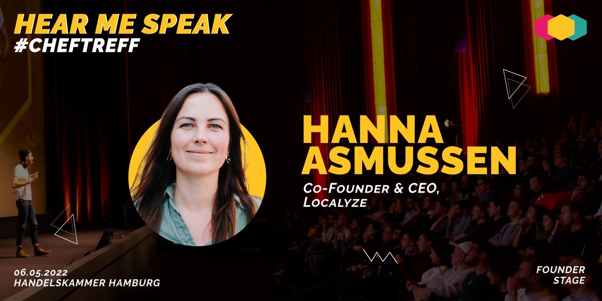 While Localyze was born in Hamburg, it’s now a resident of locales across the world—like Silicon Valley. At this Friday’s ChefTreff, CEO <a href="/HannaAsmussen/">Hanna Marie Asmussen</a> will tell the tale of Localyze’s cross-Atlantic journey. 🌍 Check out chef-treff.de/programm/found…