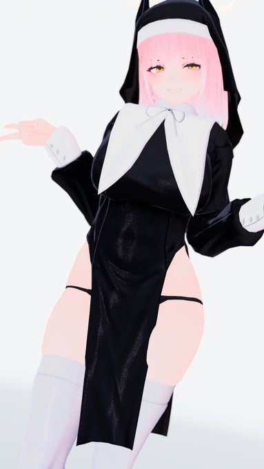 夜はバニーガールで働くシスターさん☺️ 