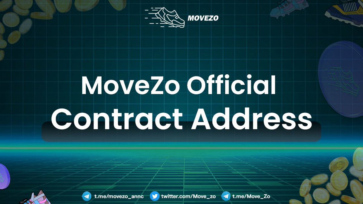Move_zo's tweet image. MoveZo - Inspiring you to lead Healthy Lifestyle

⚡ MoveZo Official Contract Address(BSC)

0x12a4E3C47494a81e5B606C49AfeA0a39c62a6BA8

✧ Do not Send Funds Here

⚠️ Beware of Scams. 
MoveZo Admins will never DM first.

 #Move2Earn #MoveToEarn #BSCGems #NFT #Web3 #Metaverse
