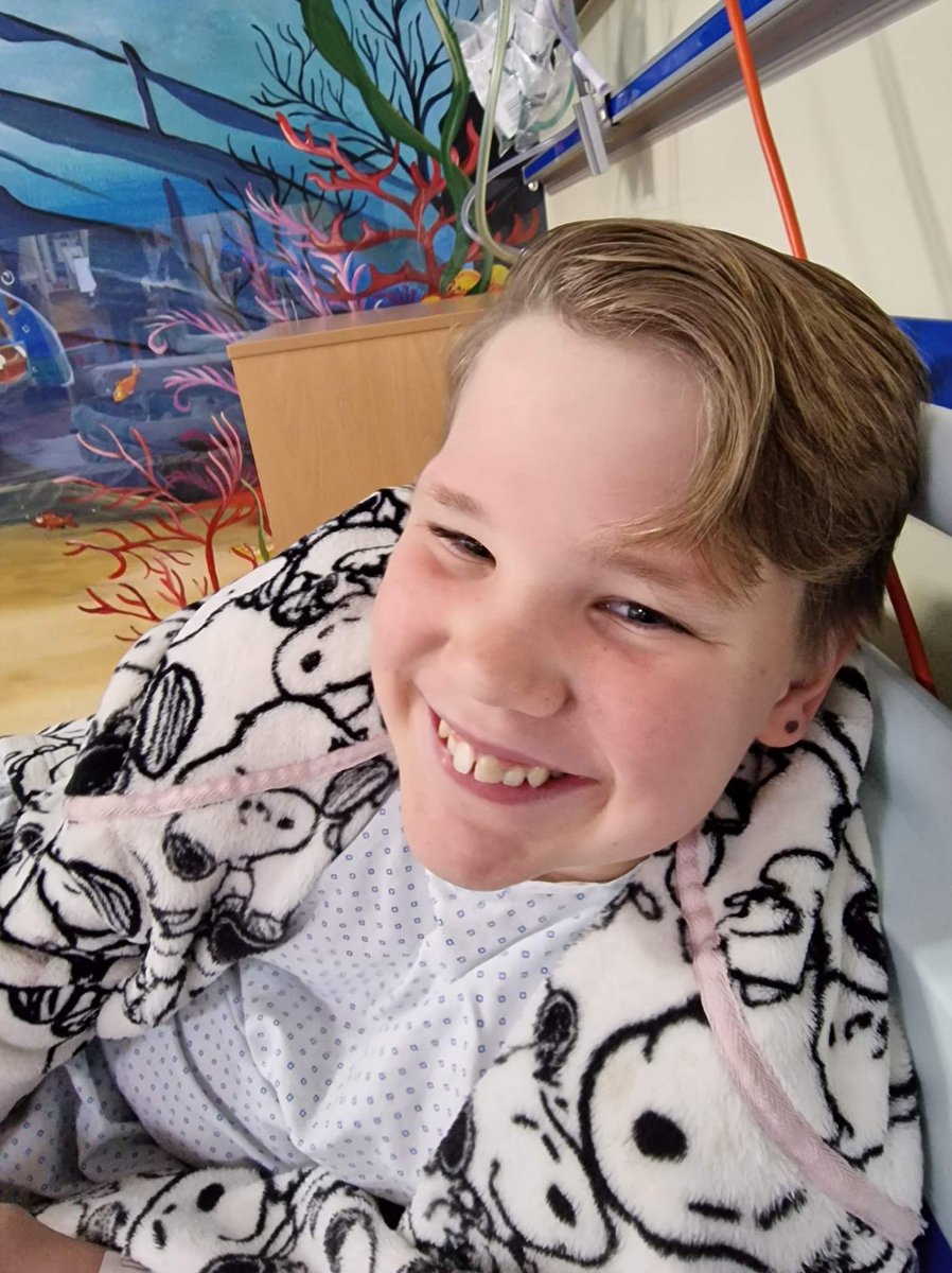 CharlieKristens's tweet photo. My 'brave' face! #CheerUpCharlie #opday #nhsheroes looking after me x x https://t.co/9b7AtxAd6G
