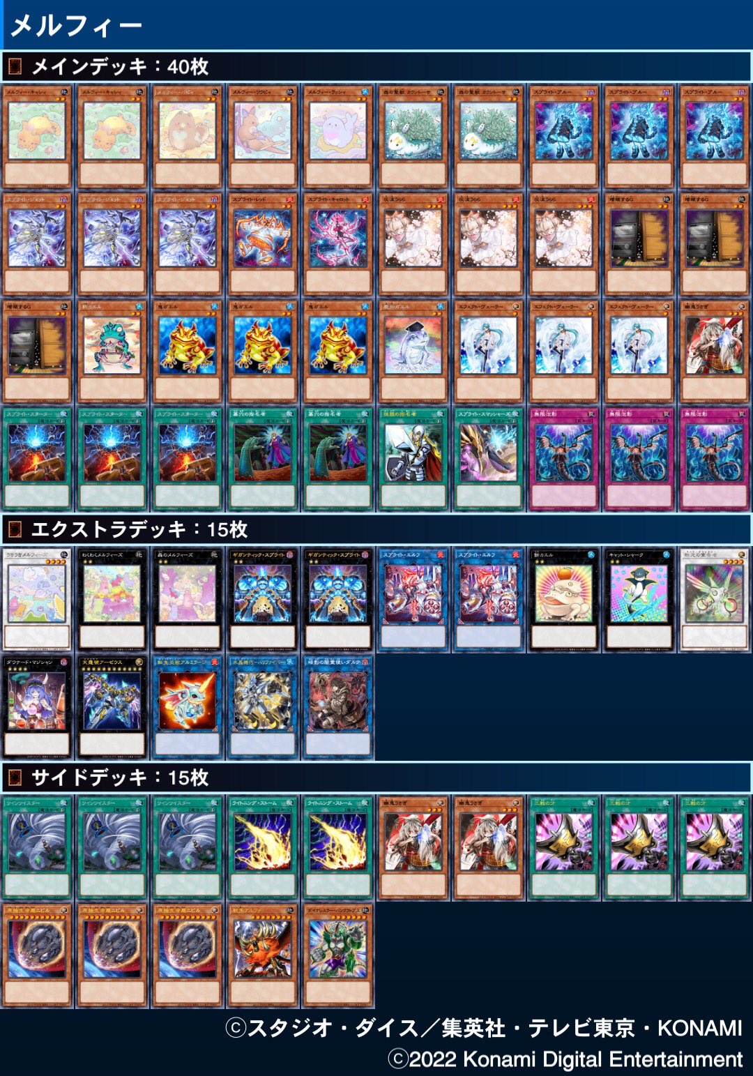 オイルペイント 【遊戯王 構築済み スプライト メルフィー デッキ