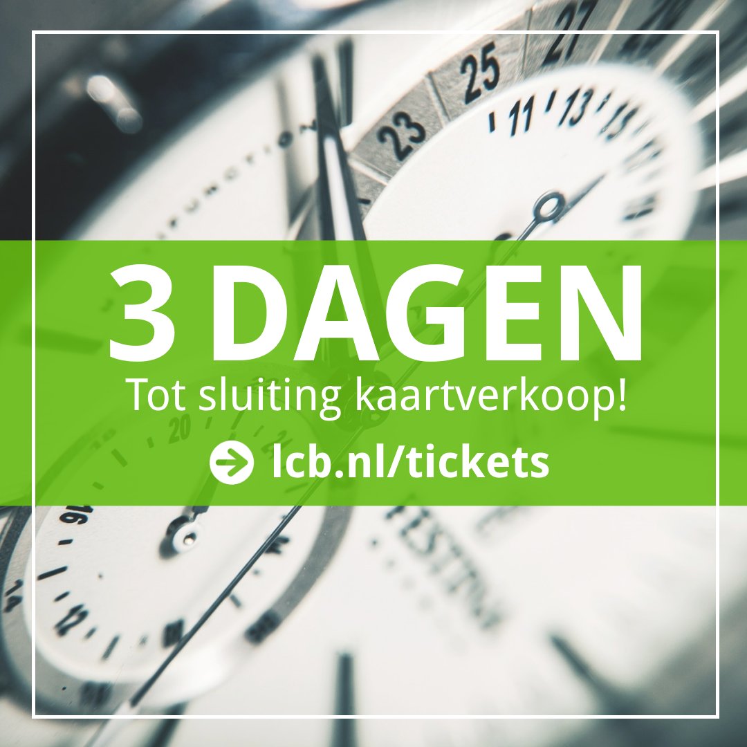 LCB_2023's tweet photo. 3 DAGEN - Heb jij jouw ticket voor het LCB 2022 nog niet gehaald? Wees er dan snel bij!

Op 6 mei sluit de kaartverkoop. Let erop dat er een kans is dat de workshop die jij graag wilt volgen of het netwerk evenement waar jij aan mee wilt doen vol aan het raken is. 

#lcb22 https://t.co/AFKOPa6Nil