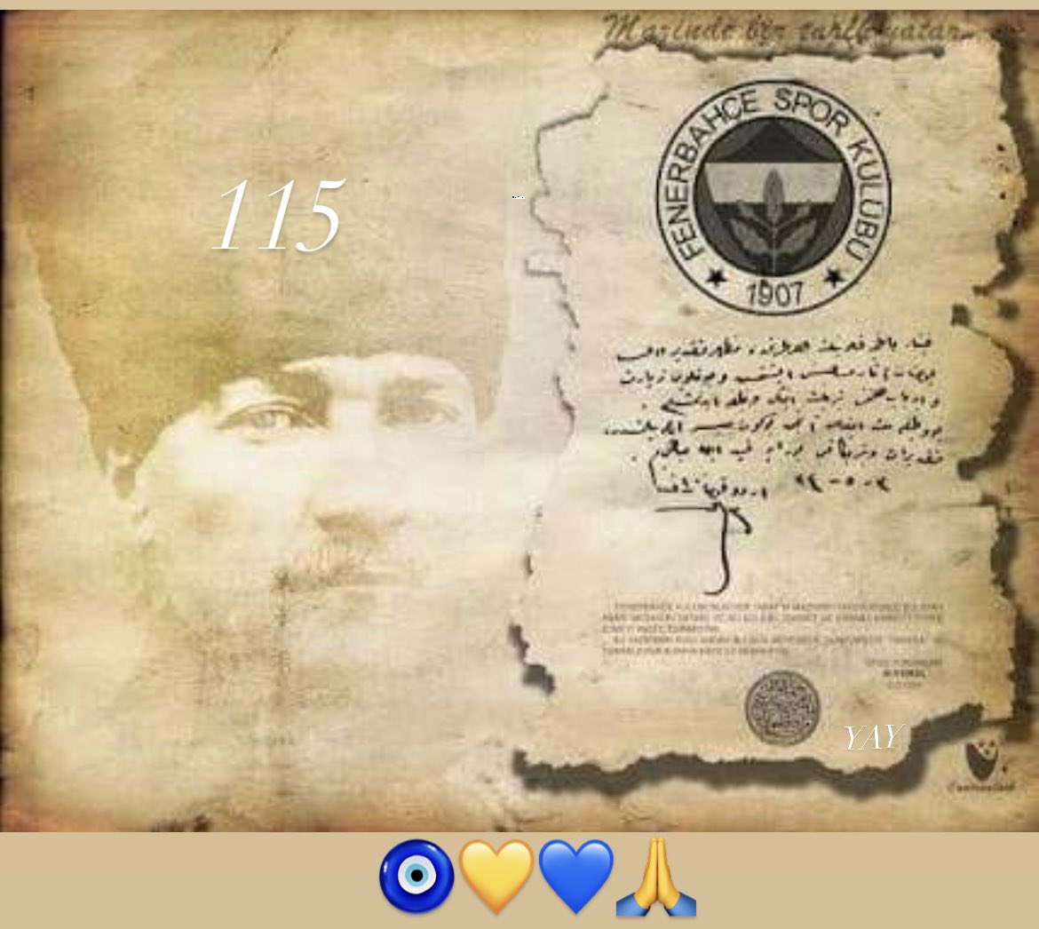 SonerYeginer's tweet photo. 115 🧿💛💙🙏 https://t.co/Vz0FXjbPCC