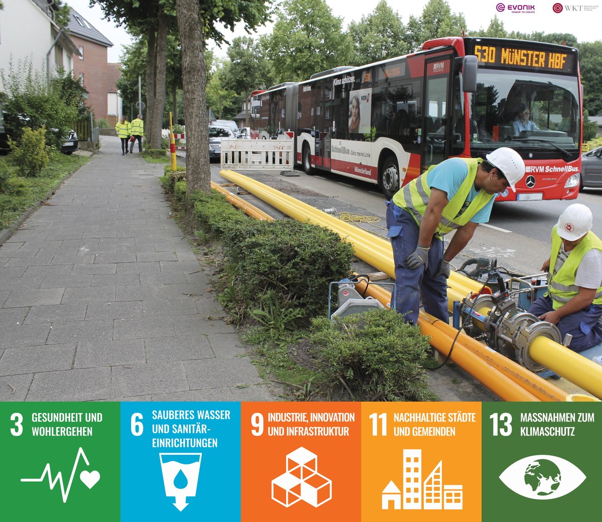 KRV_eV's tweet photo. #Transformation am Bau &amp; in der kommunalen Infrastruktur: #Kunststoffrohre machen die Versorgung mit #Trinkwasser, #Gas und #Wasserstoff erst möglich. Auch die #Digitalisierung und die #eMobilität ist ohne #Kunststoffrohre nicht denkbar. 
https://t.co/JlK7R0t9hO https://t.co/3bFt8WWJNS
