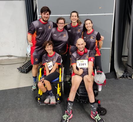 _FEDPC_'s tweet photo. 📢 La pareja BC3 española 🔴🔵⚪️ formada por Wafid ‘Fido’ Boucherit y Verónica Pamies acaba cuarta en la Copa del Mundo de boccia de Río de Janeiro 🏆🌎

Más información 📰 en el enlace 👇
https://t.co/zqb6ltOZbH https://t.co/84dE85q1iC