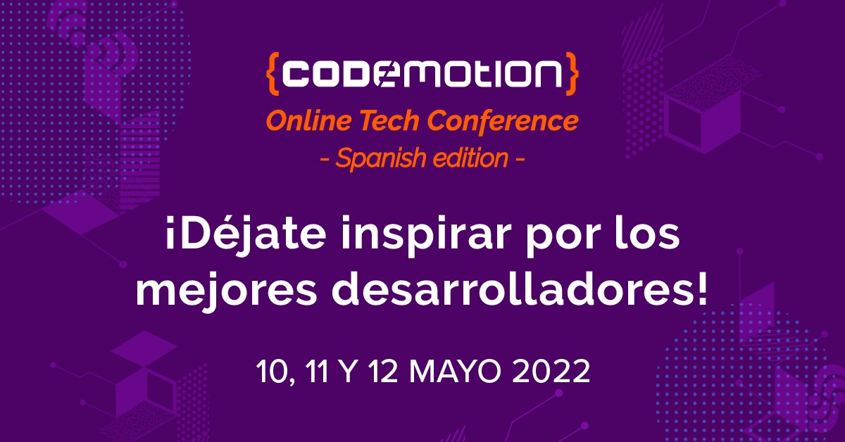Codemotion Madrid tweet media
