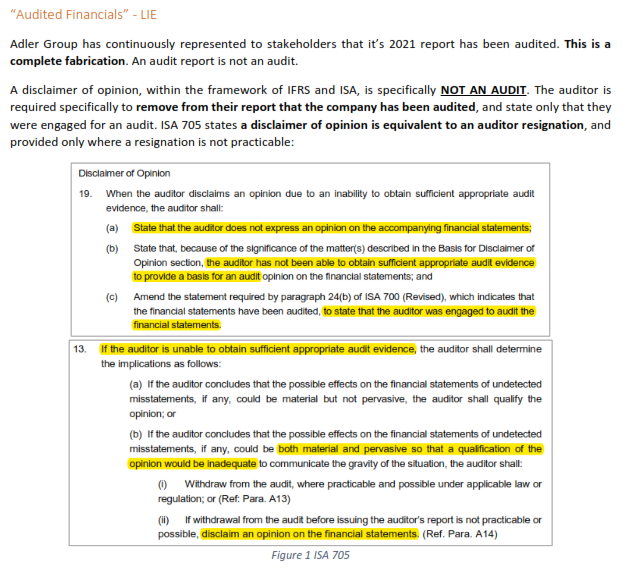 Viceroy on Twitter "Adler management continue to present Adler's financial accounts as "audited