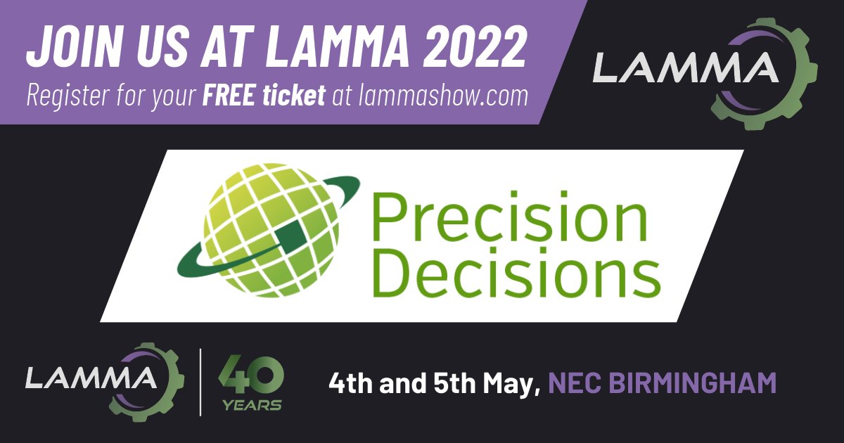 PrecisionDecisions (@precisiondec) on Twitter photo It's #LAMMA week!
Join us on in Hall 11 Stand 11.246 at <a href="/lammashow/">LAMMA Show</a> this Wednesday and Thursday to talk to our team about our #soil and #carbon sampling services available.
Discover more here: bit.ly/3w0YVwN
#agritech #innovation It's #LAMMA week!
Join us on in Hall 11 Stand 11.246 at <a href="/lammashow/">LAMMA Show</a> this Wednesday and Thursday to talk to our team about our #soil and #carbon sampling services available.
Discover more here: bit.ly/3w0YVwN
#agritech #innovation