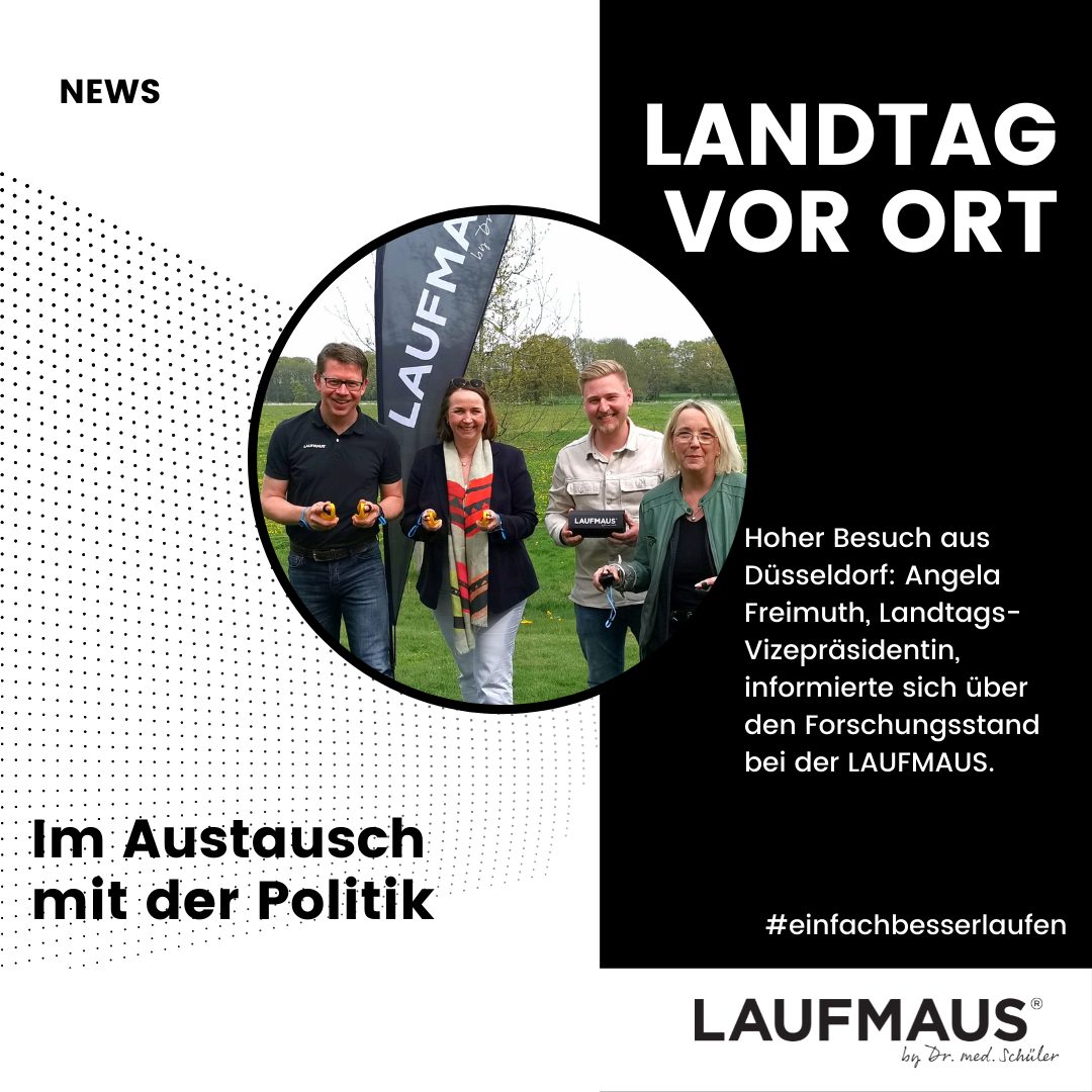 lauf_maus's tweet photo. #Gesundheitsprävention nützt jedem. 💪 In diesem Bewusstsein hat Dr. med. Horst Schüler die #LAUFMAUS entwickelt.🏃 Angela #Freimuth MdL, Landtags-Vizepräsidentin von NRW und Sprecherin Wissenschafts- + #Forschungsausschusses, informierte sich vor Ort über den Forschungsstand. https://t.co/mqhtnHMs3z