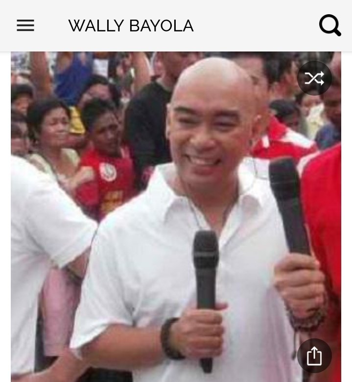 Happy birthday to this great singer.  Happy birthday to Wally Bayola 