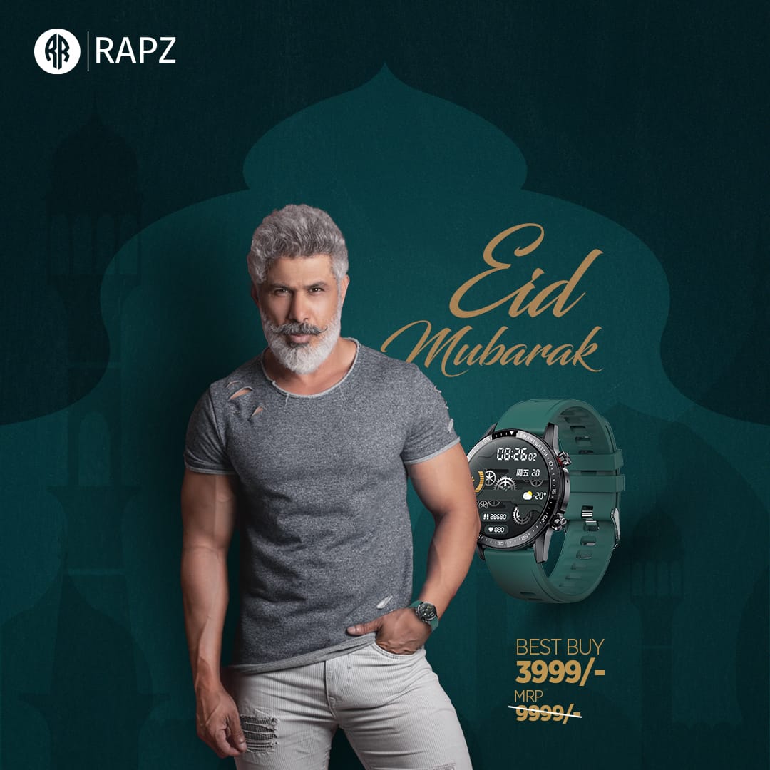 RapzAudio's tweet photo. May god give you the strength to stand against all evils. Eid Mubarak
And get your fav RAPZ Active 300 signature on special discount
Use code-RAPZ60
and get flat 60% discount 
Shop now - https://t.co/XDQMrRY93i
#ramdanmubarak #eid #rapz #rapzsmartwatches #trending #onlineshopping https://t.co/WQgRs1FXGy