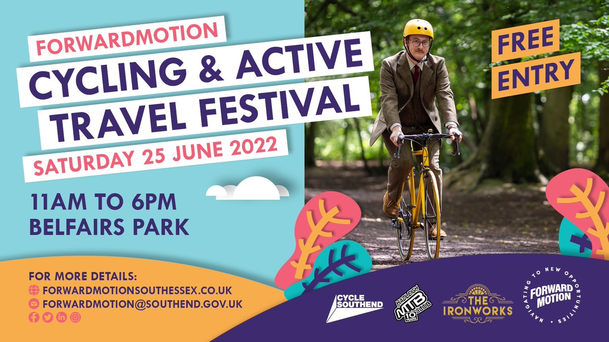 Join ForwardMotion at the Cycling and Active Travel Festival on the 25th June where we will be showcasing all the ways that can help you find the fun in active travel!