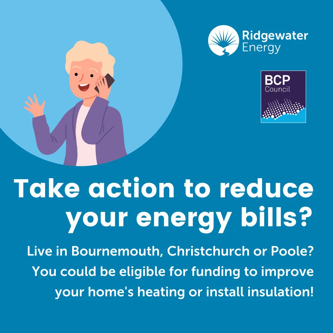 Ridgewater Energy (@ridgewaterener1) on Twitter photo Many occupiers are surprised to learn they are eligible for a grant - Make it a priority this week to call Ridgewater Energy 01202 612726, to find out if you are eligible & reduce your energy bills! Have a health concern, poor EPC, over 65 & many more! <a href="/BCPCouncil/">BCP Council</a> <a href="/BCPFamilyInfo/">BCP Family Information</a> Many occupiers are surprised to learn they are eligible for a grant - Make it a priority this week to call Ridgewater Energy 01202 612726, to find out if you are eligible & reduce your energy bills! Have a health concern, poor EPC, over 65 & many more! <a href="/BCPCouncil/">BCP Council</a> <a href="/BCPFamilyInfo/">BCP Family Information</a>