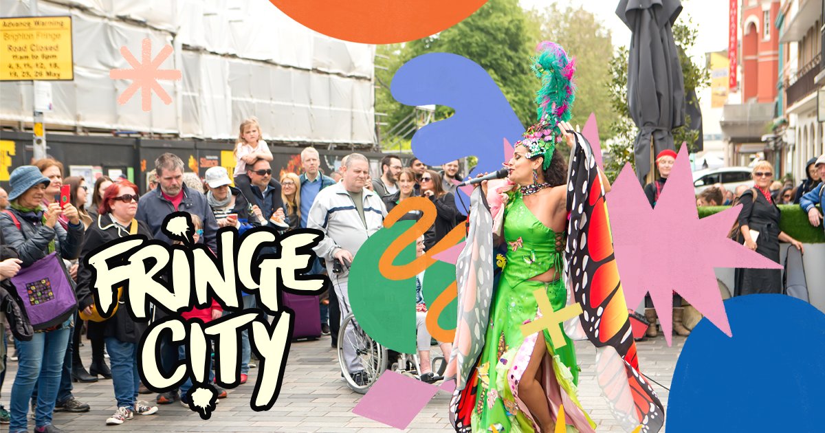 brightonmag's tweet photo. Fringe City Comes To Brighton This Month With Six Days Of Free Outdoor Events @brightonfringe #BrightonFringe #CuriouslyFringe #FringeCity #Brighton https://t.co/WlW9KEELfD https://t.co/Fq36oHsZmY