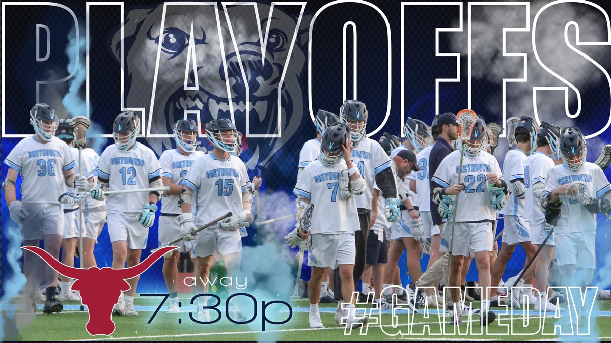 popelacrosse's tweet photo. P L A Y O F F S  #gameday round 2 away against Lambert - 7:30p. Support the boys from the stands or catch live updates on Twitter! #popemenslacrosse #cryhavoc #trueblue22 https://t.co/AztFbpTEsV