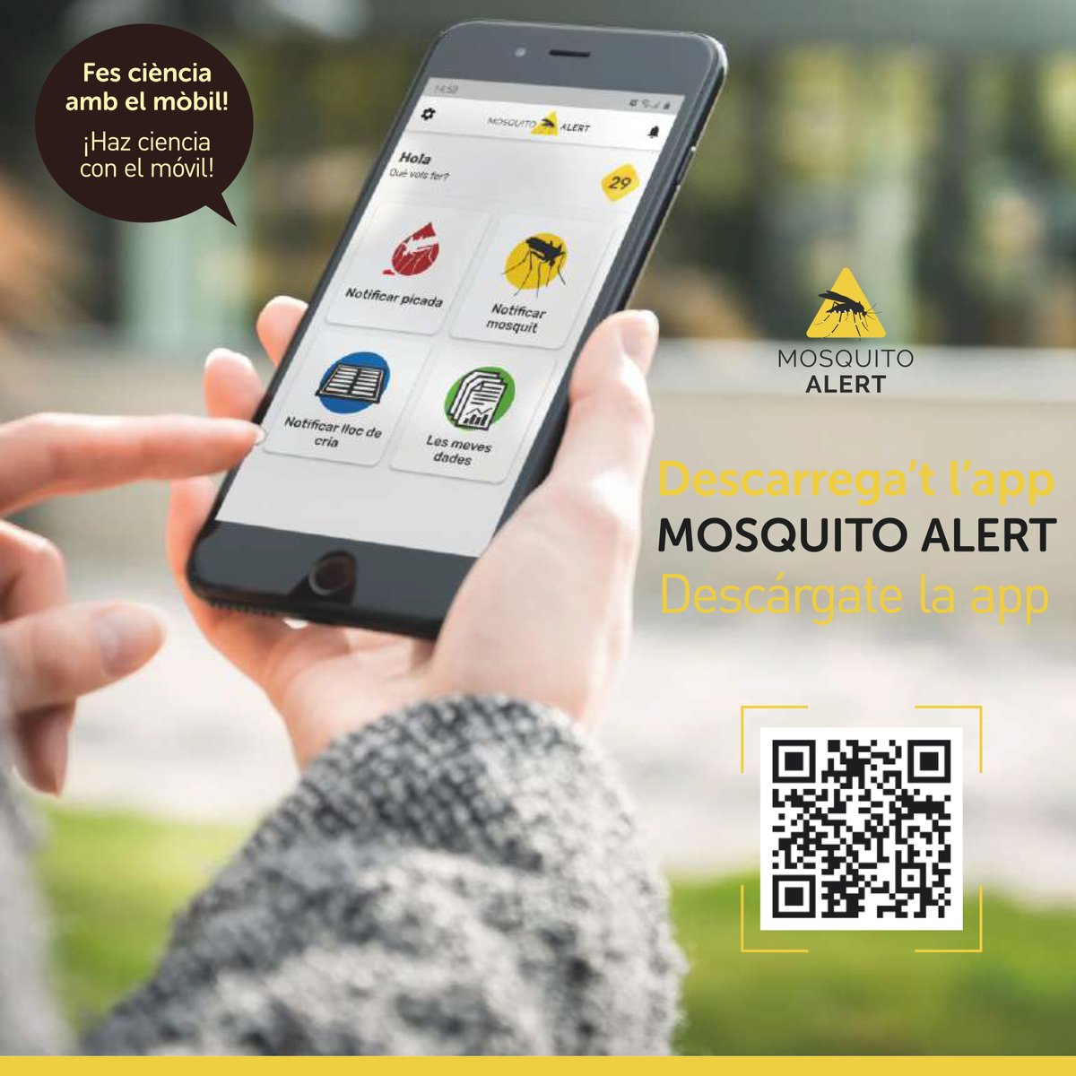 SantaCristinaAJ's tweet photo. 🏁Inici de la temporada del mosquit tigre🦟
👉 És moment de prendre les mesures de prevenció necessàries per evitar la presència d'aquest mosquit i les molèsties que ocasiona.
💬Que no n'hi hagi depèn de tu!💪
#santacristinadaro #mosquittigre #mosquit #prevenció #programatigre https://t.co/LGaWyLbTuE
