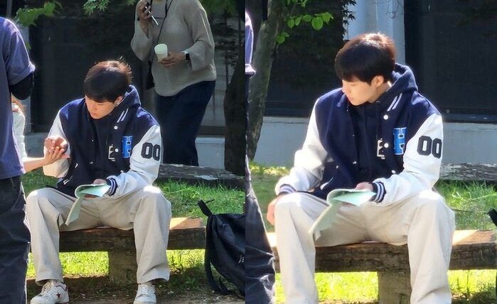 과잠 찰떡이야..💙 이런선배있으면 매일 행복하게 학교갈수있어